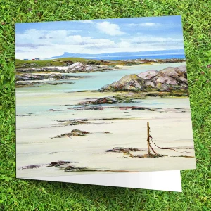 Calm Morning, Arisaig, Greeting Card by John Bathgate