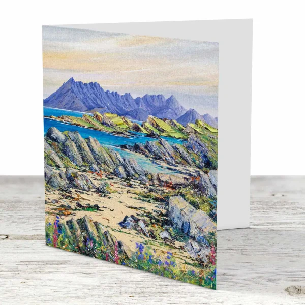 Acairseid, Skye, Greeting Card by John Bathgate