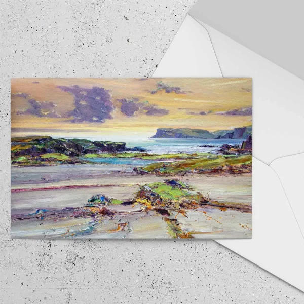 Ardroag, Skye, Greeting Card by John Bathgate