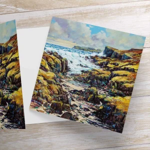 Towards Idrigill, Greeting Card by John Bathgate