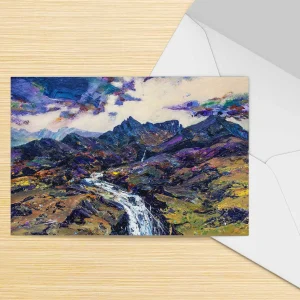 Sligachan, Skye, Greeting Card by John Bathgate