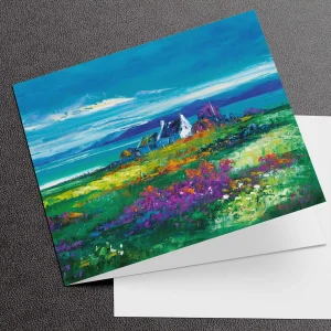 Summer Sky over Scalpay, Greeting Card by Jean Feeney