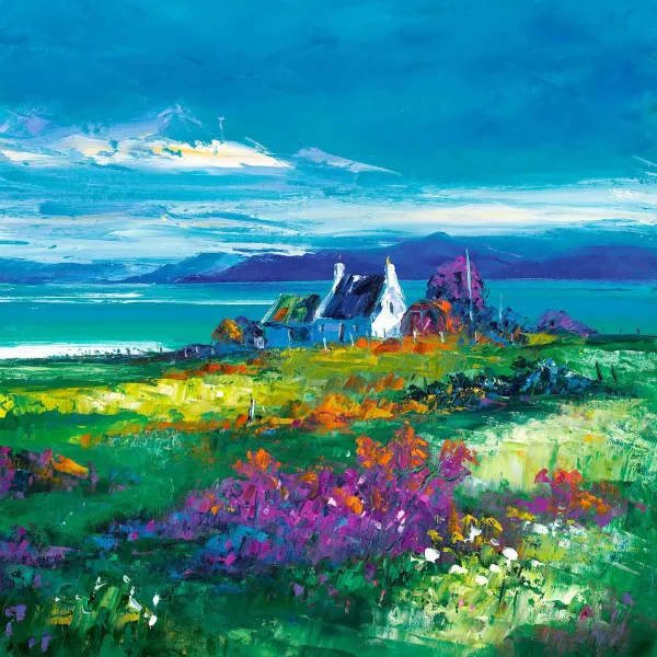 Summer Sky over Scalpay, Greeting Card by Jean Feeney - Image 2