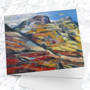 Glencoe, Greeting Card by Judith I Bridgland