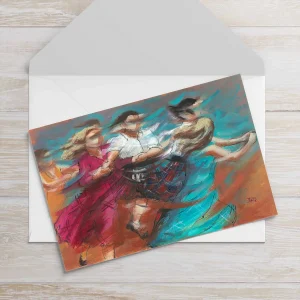 Follow On, Greeting Card by Janet McCrorie