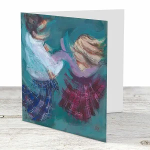 Spin, Greeting Card by Janet McCrorie