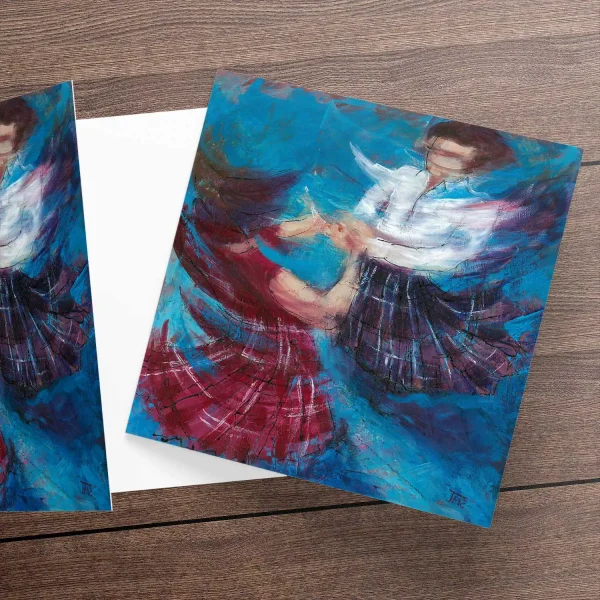 Birlin, Greeting Card by Janet McCrorie