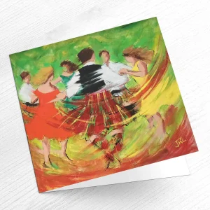 Jig St. Clements, Greeting Card by Janet McCrorie