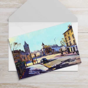Afternoon Light, Stockbridge, Greeting Card by Joseph Maxwell-Stuart