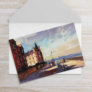 Portobello Prom, Greeting Card by Joseph Maxwell-Stuart