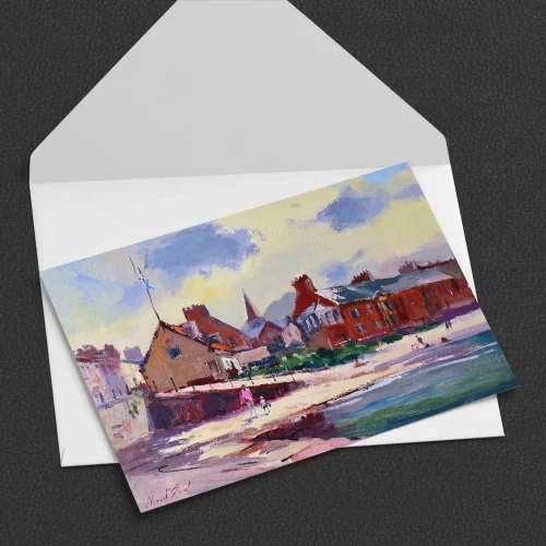 By The Sea North Berwick, Greeting Card by Joseph Maxwell-Stuart
