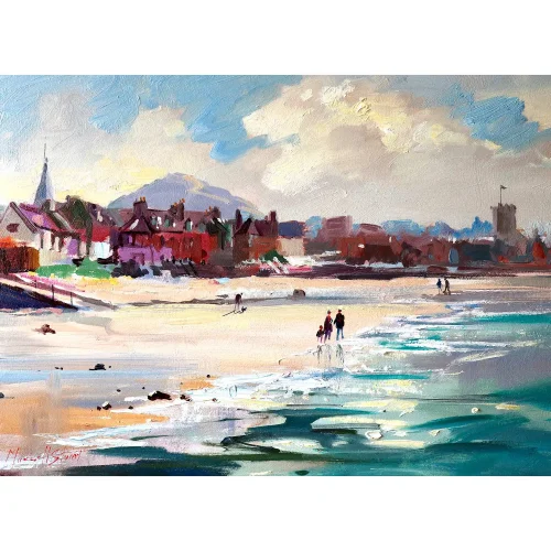 Incoming Tide, North Berwick, Greeting Card by Joseph Maxwell-Stuart - Image 2