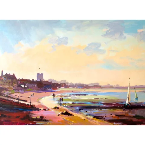 Late Afternoon, North Berwick, Greeting Card by Joseph Maxwell-Stuart - Image 2