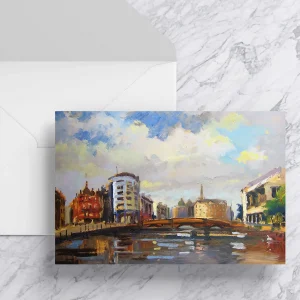 Coalhill, Leith, Greeting Card by Joseph Maxwell-Stuart