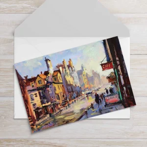 John Knox’s House, Royal Mile, Edinburgh, Greeting Card by Joseph Maxwell-Stuart