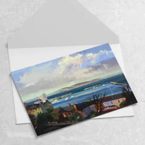 Granton Harbour, Greeting Card by Joseph Maxwell-Stuart