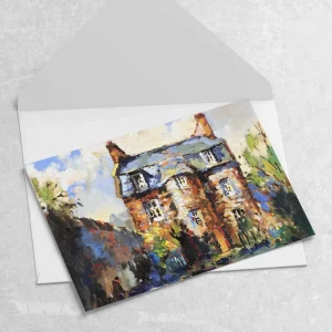 David Roberts Birthplace, Edinburgh, Greeting Card by Joseph Maxwell-Stuart