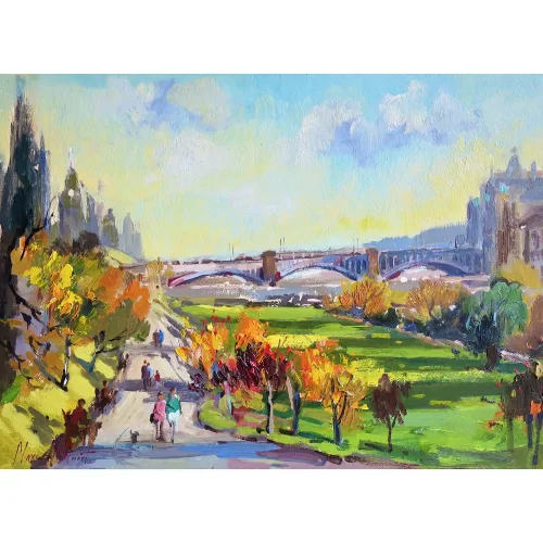 Princes Street Gardens, Greeting Card by Joseph Maxwell-Stuart - Image 2
