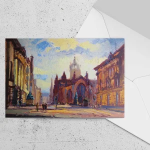 St Giles, Edinburgh, Greeting Card by Joseph Maxwell-Stuart