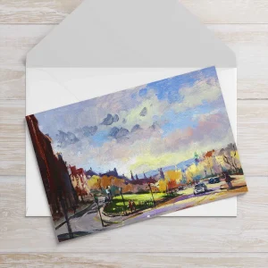 The Mound, Edinburgh, Greeting Card by Joseph Maxwell-Stuart