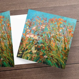 Delighting, Greeting Card by Keli Clark