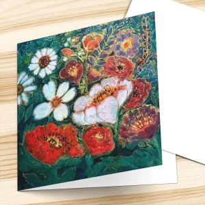 Tudor Roses, Greeting Card by Keli Clark