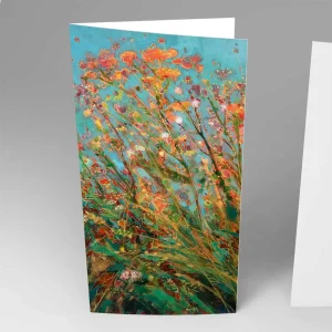 Delighting Portrait, Greeting Card by Keli Clark