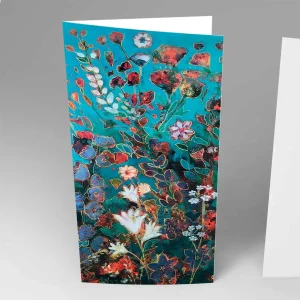 Flowering Portrait, Greeting Card by Keli Clark