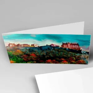 Edinburgh Castle, Greeting Card by Lee Scammacca