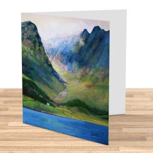 Below Blaven, Greeting Card by Margaret Evans