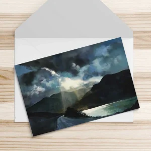 A Shaft of Light, Greeting Card by Margaret Evans
