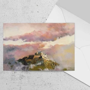Mists and Majesty, Greeting Card by Margaret Evans