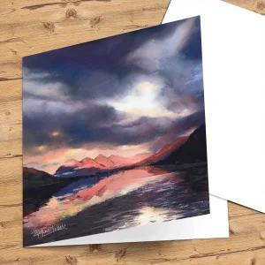 Storm Clouds Parting, Greeting Card by Margaret Evans