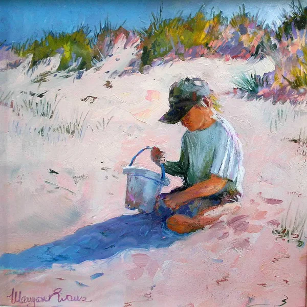 Sand Games, Greeting Card by Margaret Evans - Image 2