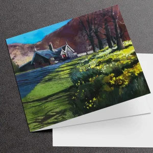 Home Grown Spring, Greeting Card by Margaret Evans