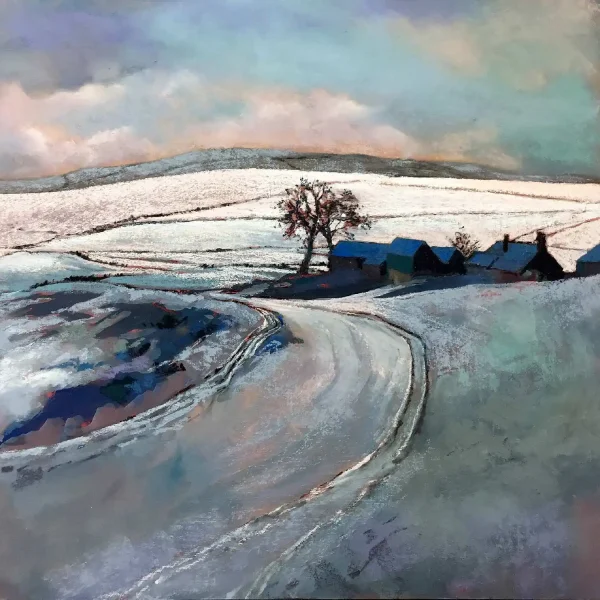 Snow Tracks, Greeting Card by Margaret Evans - Image 2