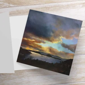 Beyond Oban, Greeting Card by Margaret Evans