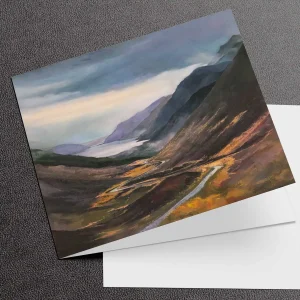 Road to Torridon, Greeting Card by Margaret Evans