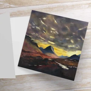 Evenfall by the Cullins, Greeting Card by Margaret Evans
