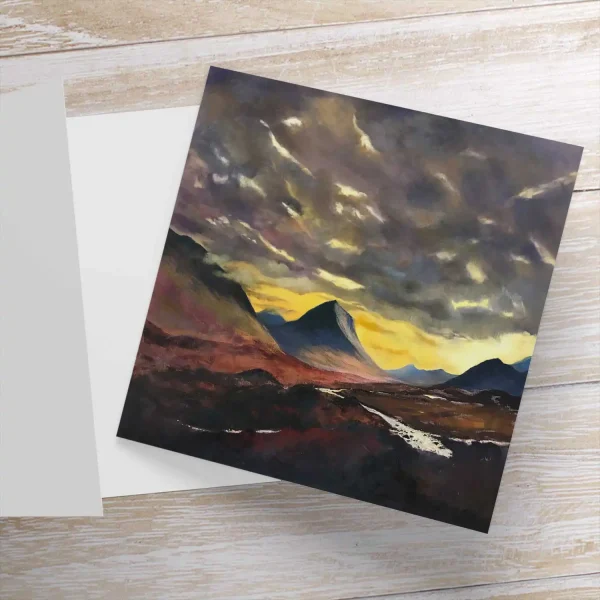 Evenfall by the Cullins, Greeting Card by Margaret Evans