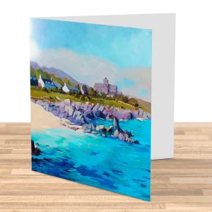 Iona Blues, Greeting Card by Margaret Evans