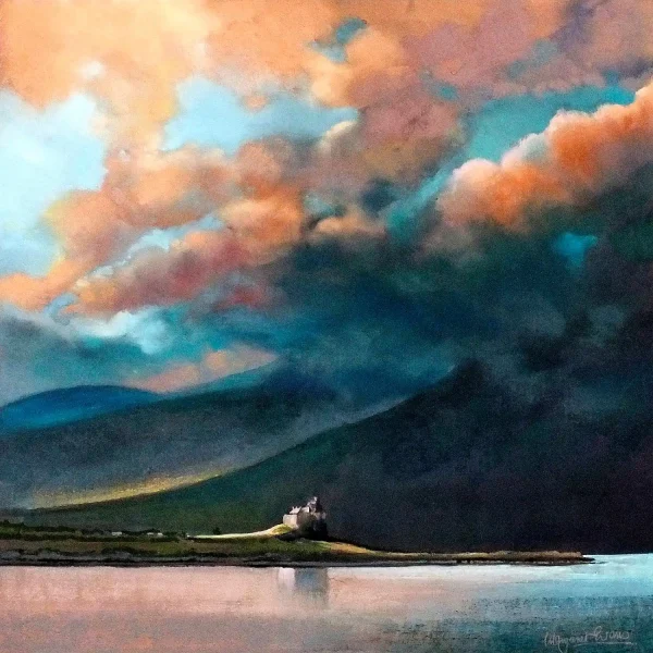 Storm Clouds over Mull, Greeting Card by Margaret Evans - Image 2