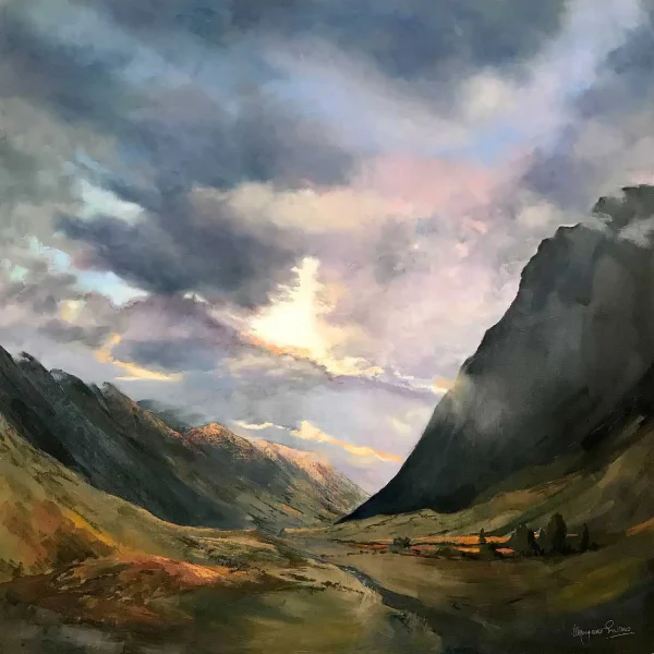 Another Dawn, Glencoe, Greeting Card by Margaret Evans - Image 2