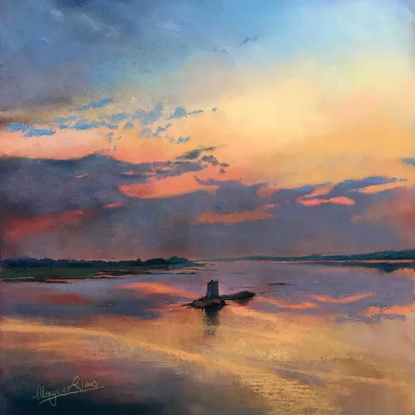 Stalker Sunset, Greeting Card by Margaret Evans - Image 2