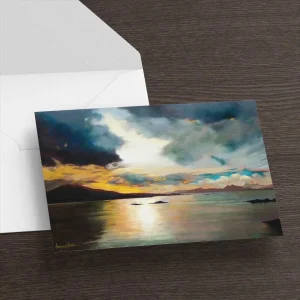 A Break in the Clouds, Greeting Card by Margaret Evans