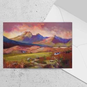 Blaven Glory, Greeting Card by Margaret Evans