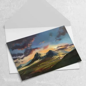 Stairway to Heaven, Glencoe, Greeting Card by Margaret Evans