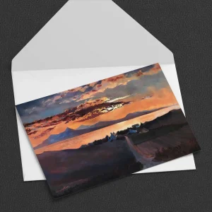 The Road Home, Skye, Greeting Card by Margaret Evans