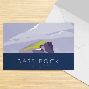 Bass Rock, Greeting Card by Peter McDermott