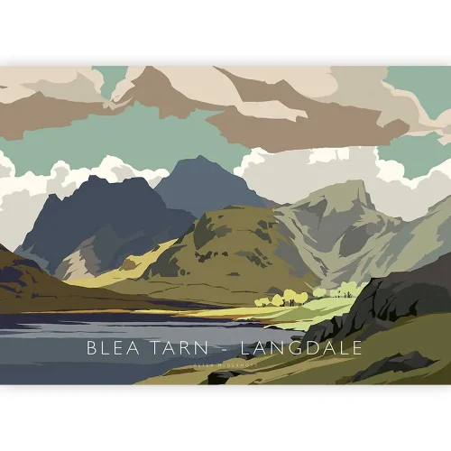 Blea Tarn, Langdale, Greeting Card by Peter McDermott - Image 2